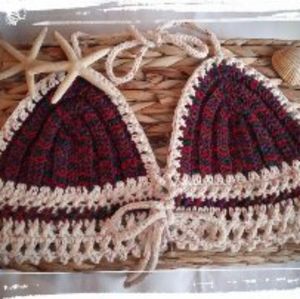 Boho Halter Handmade Crocheted